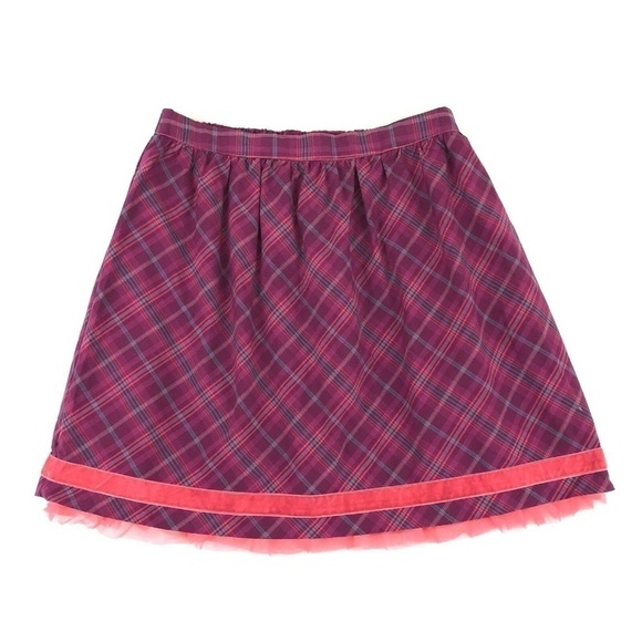 Matilda Jane Women's Medium M Circle Skirt Tinsley Skirt Style 19602B Plaid NWT - Picture 1 of 5
